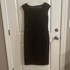 Black on black size 12 dress. Pattern is velvety.